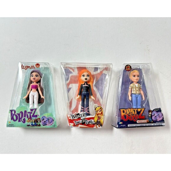 Bratz Minis Mini Verse Cameron Yasmin Cloe 20 Yearz & London Editions Lot Of 3 - Picture 4 of 9